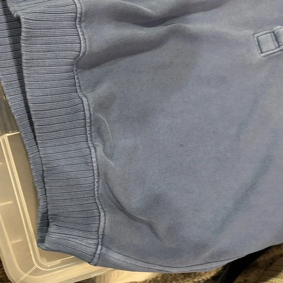 Aerie Blue Half-Zip Sweatshirt - Picture 4 of 7